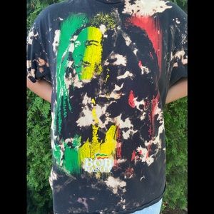 Customized Bob Marley t shirt